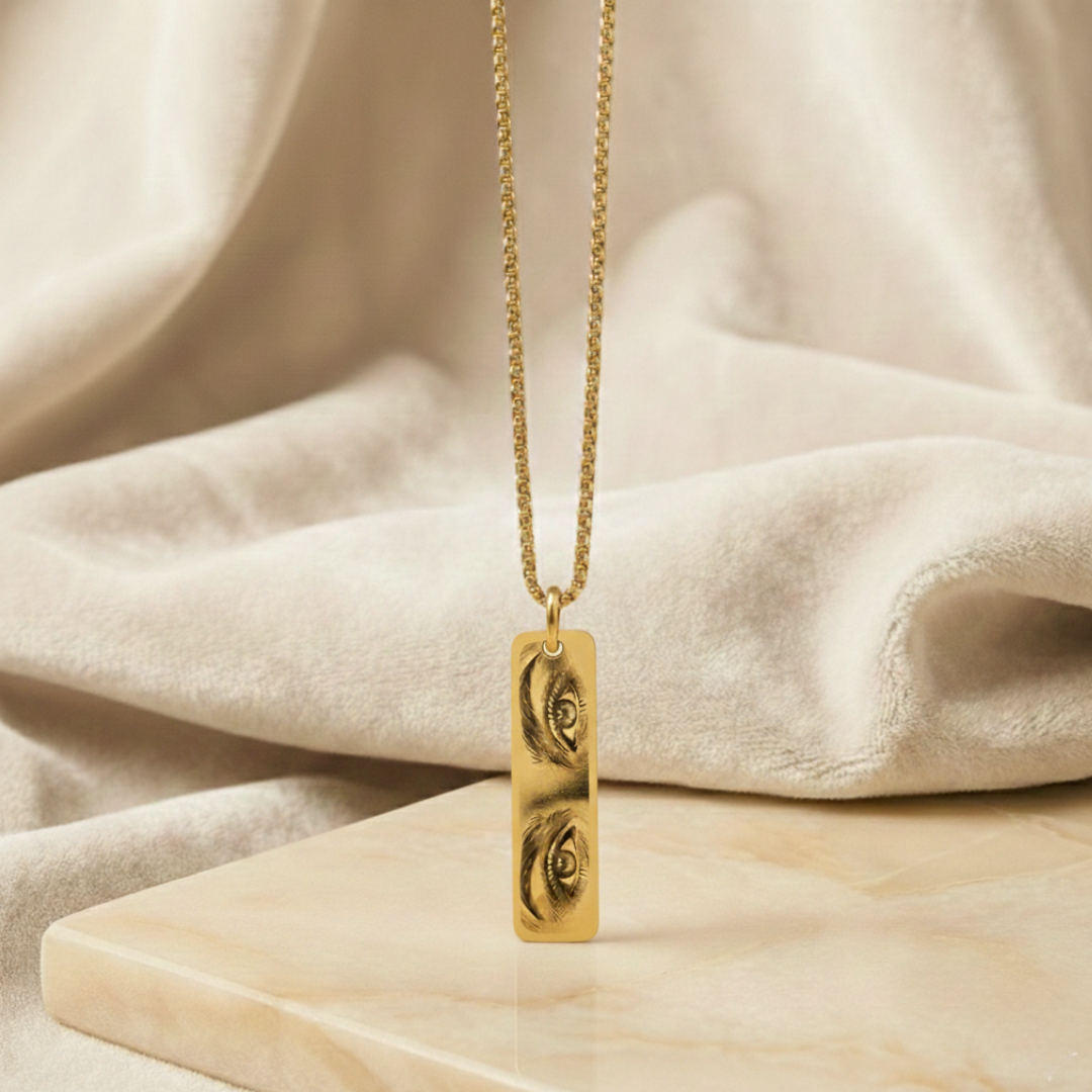 Love Eye - Halskette mit Augengravur