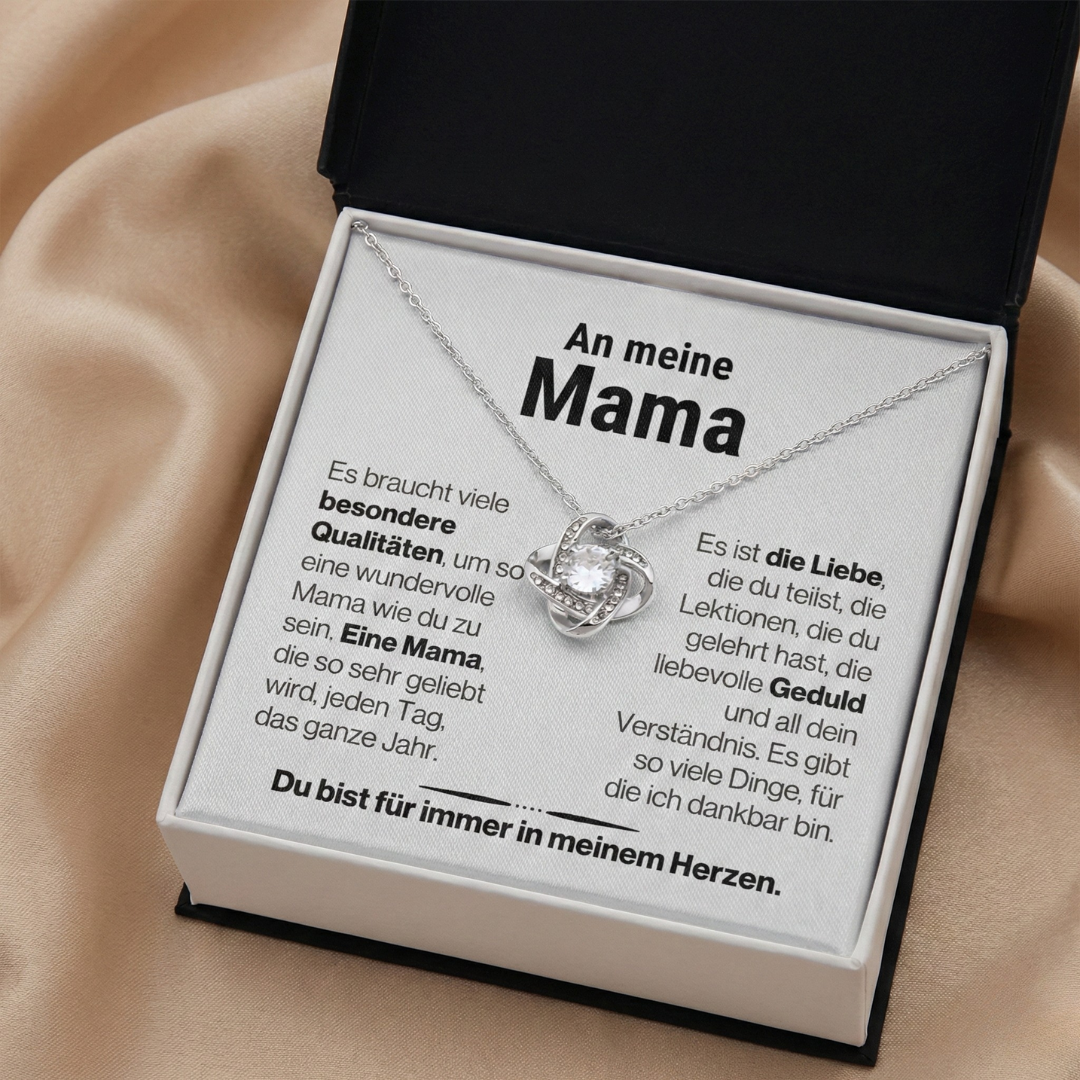 To my mom - Necklace with box & card