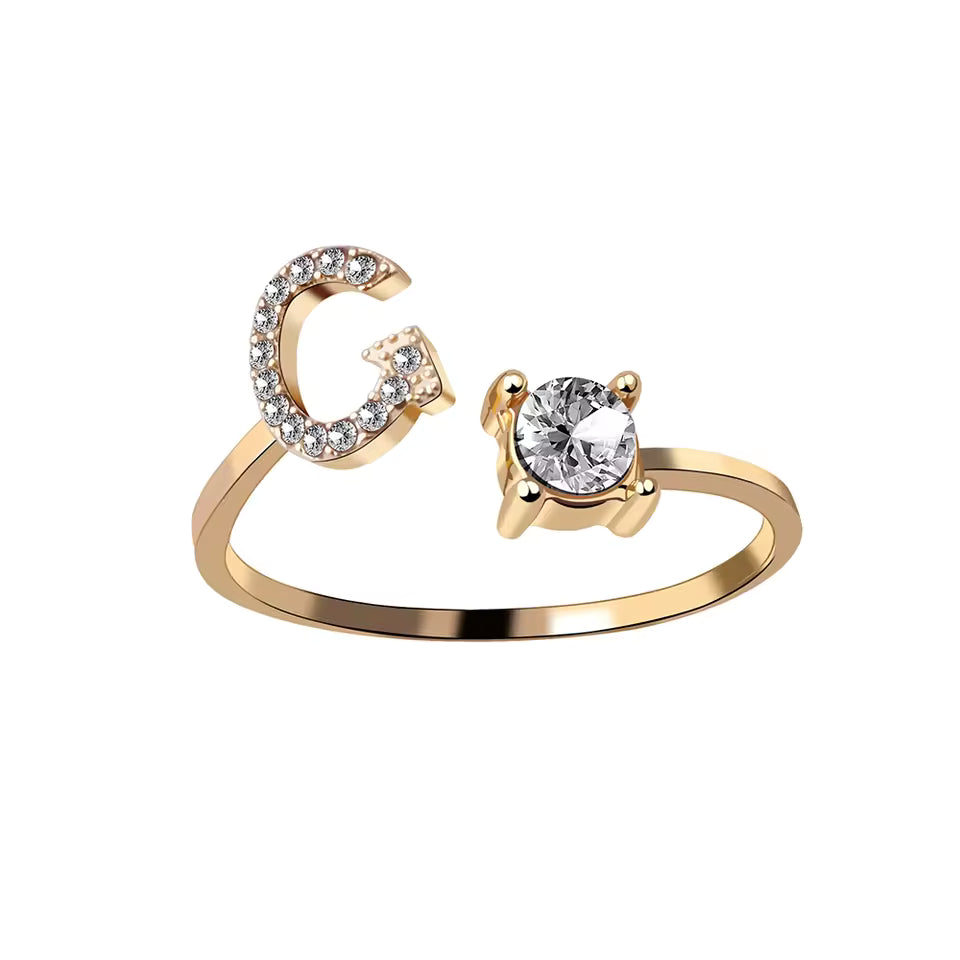 Lovéra – Ring mit Initiale