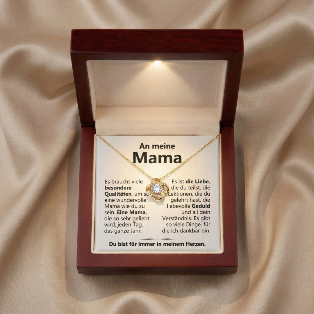 To my mom - Necklace with box & card