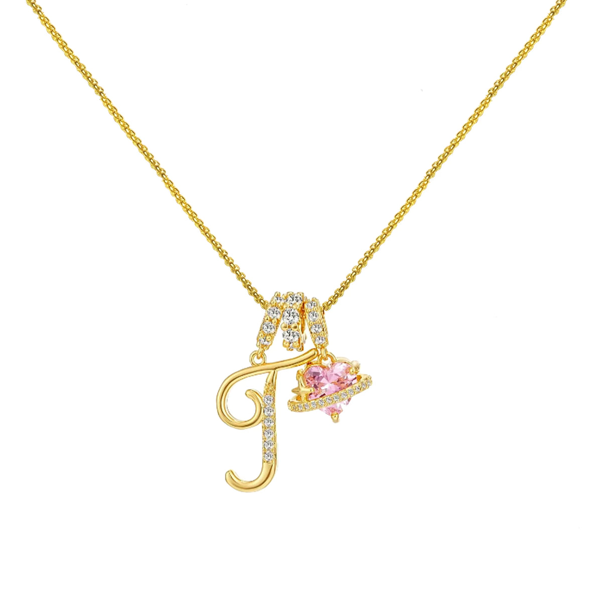 Initial D'Amour - Initial Necklace