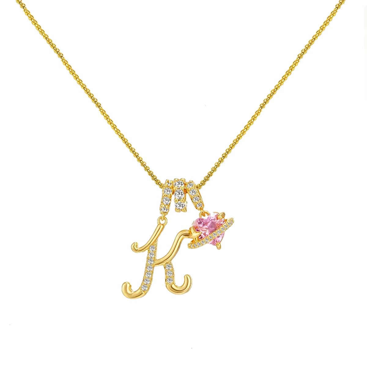 Initial D'Amour - Initial Necklace