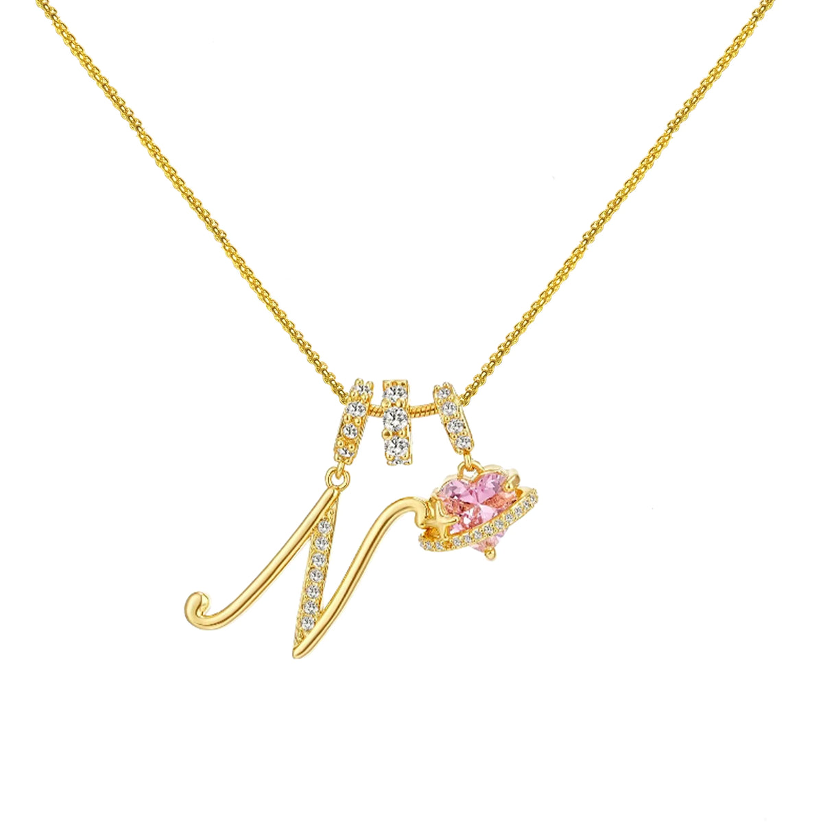 Initial D'Amour - Initial Necklace