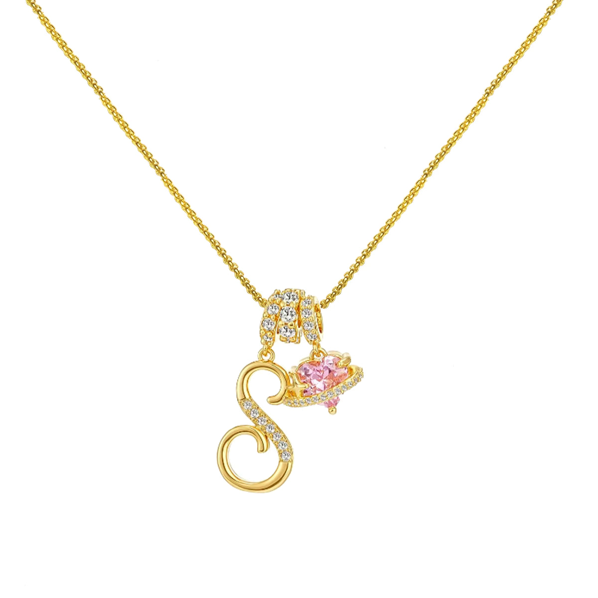 Initial D'Amour - Initial Necklace
