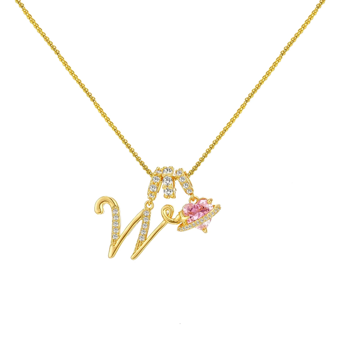 Initial D'Amour - Initial Necklace