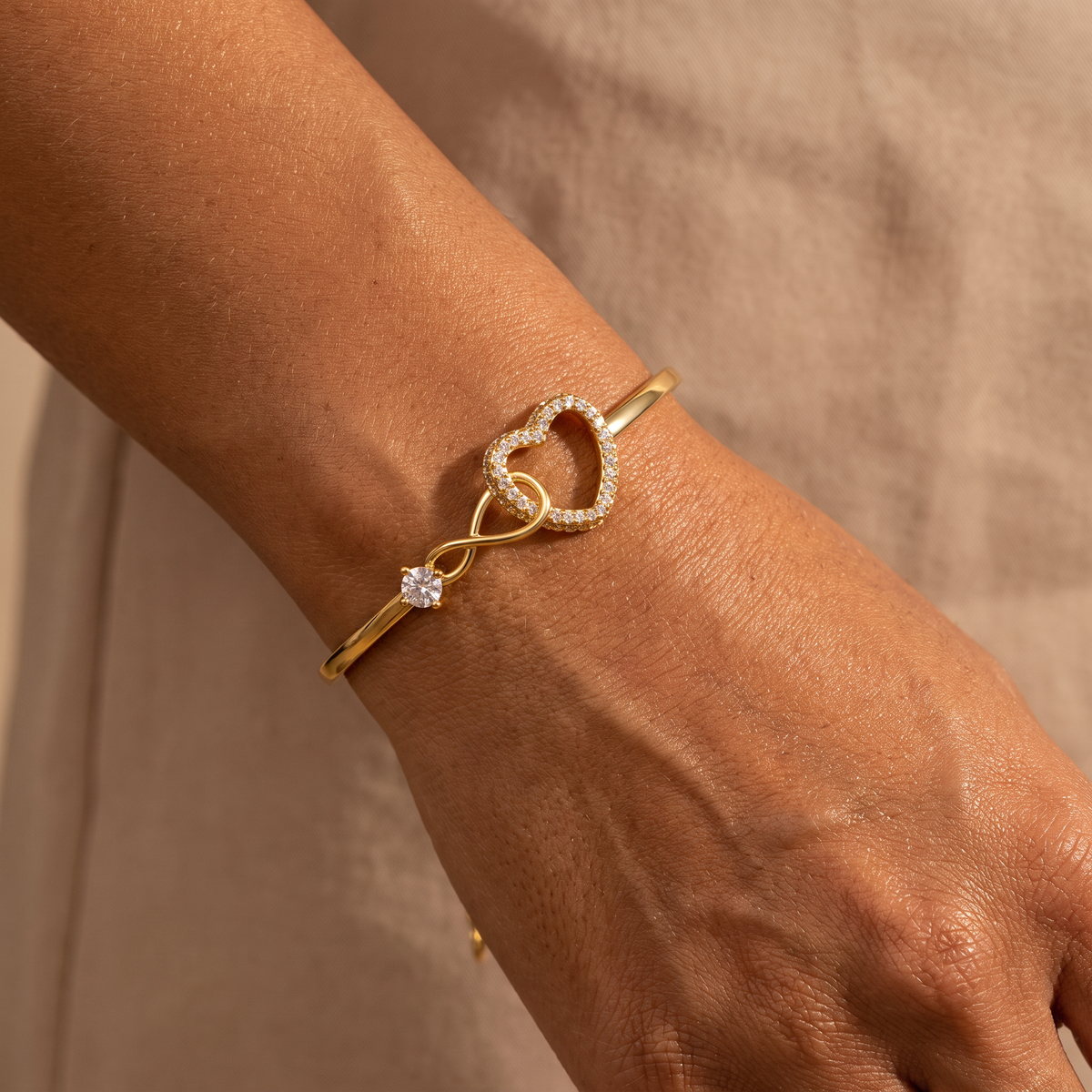 An meine Tochter - Armband mit Karte von Mutter