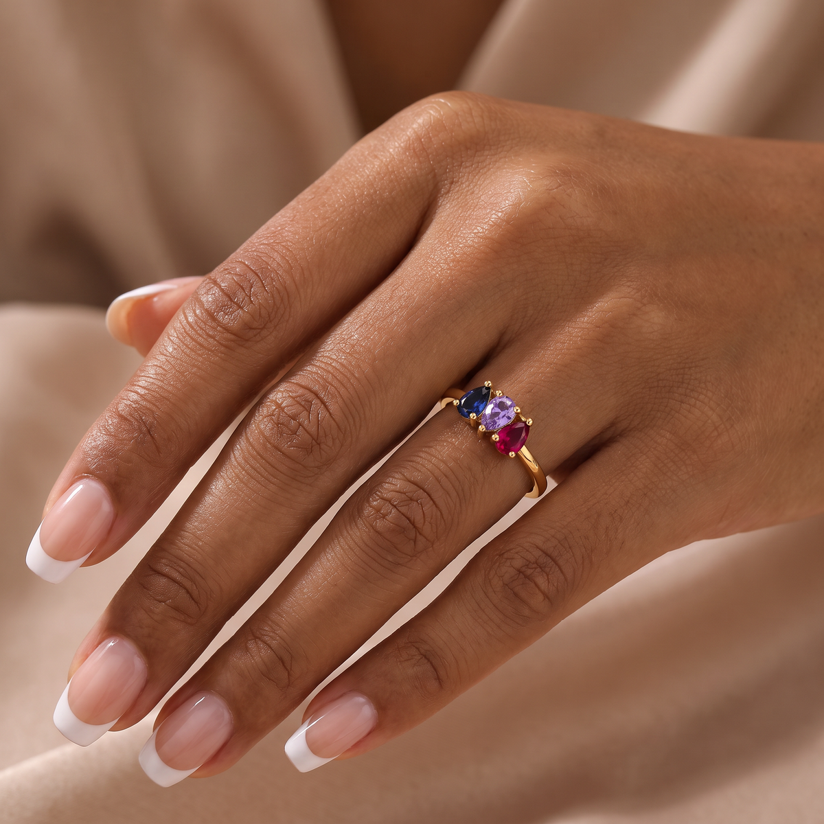 Ring mit mehreren Geburtssteinen - Birthela