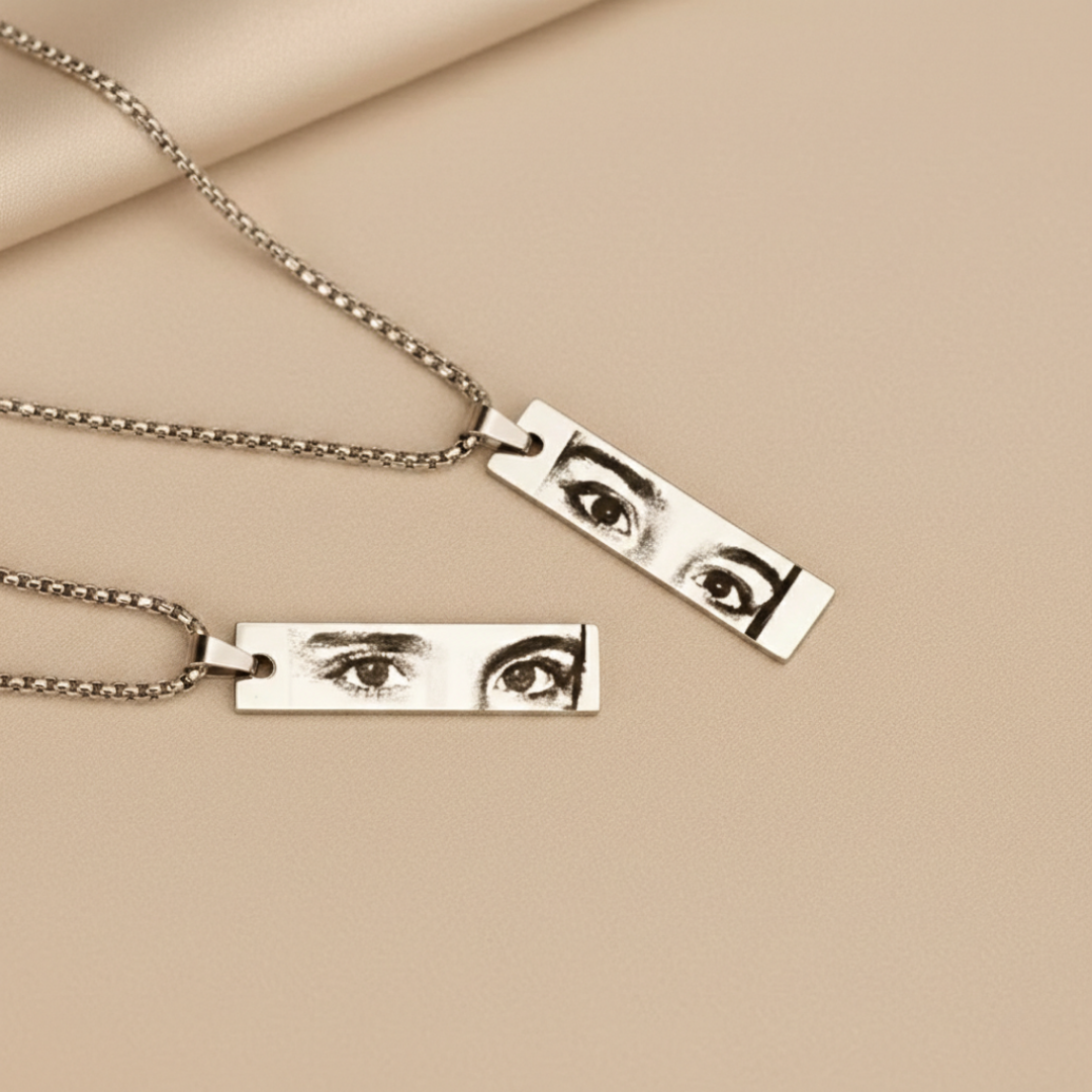 Love Eye - Halskette mit Augengravur