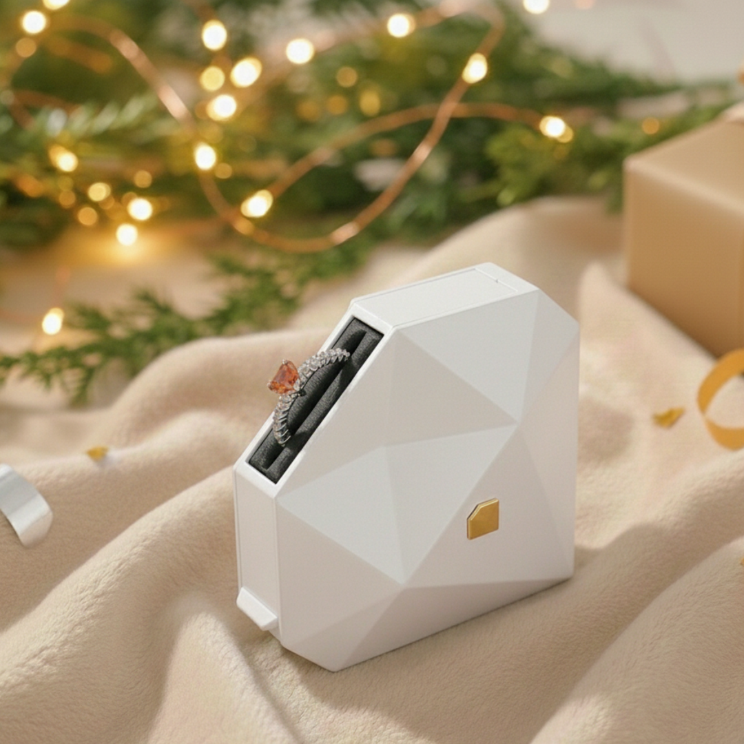 Herz Ringbox mit Flip Effekt