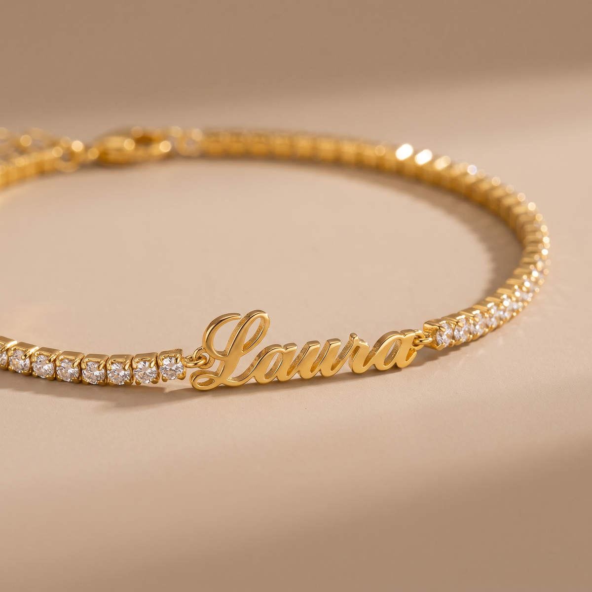 Personalisierbares Tennisarmband mit Name