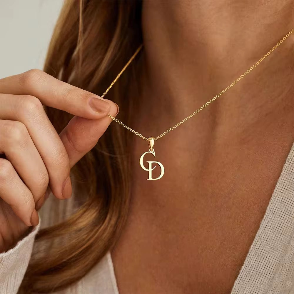 Together – Double Initial Necklace