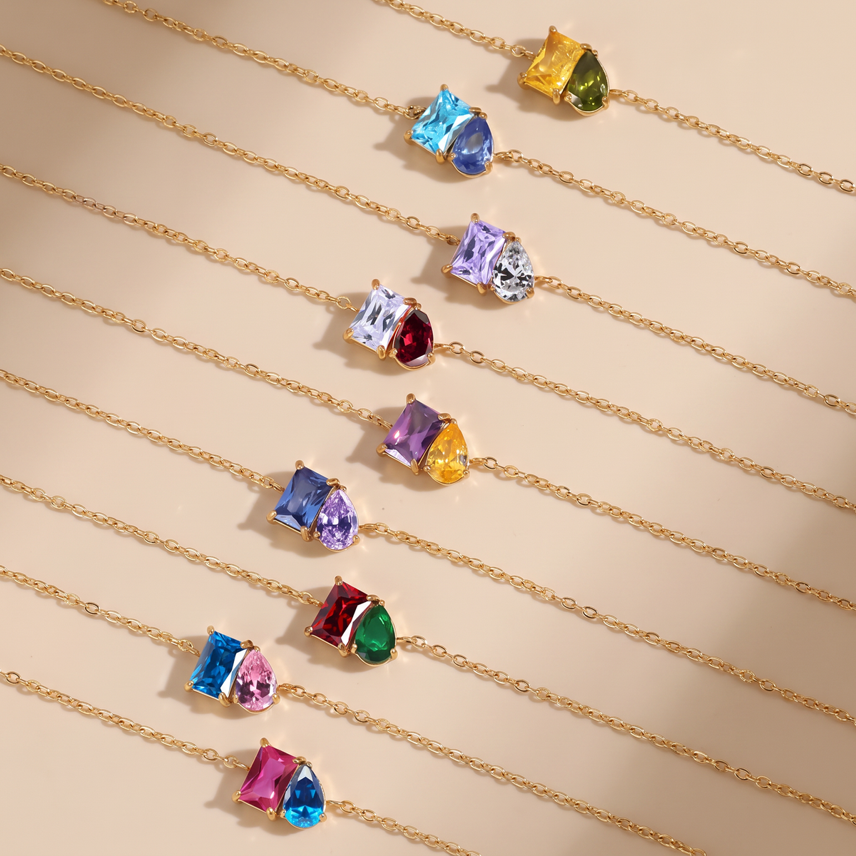 Birthstone necklace - Birthia