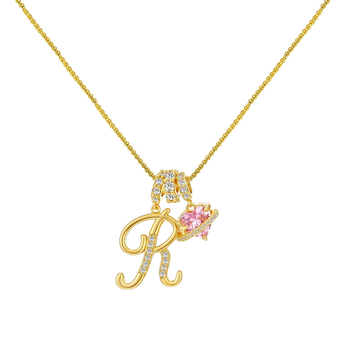 Initial D'Amour - Initial Necklace