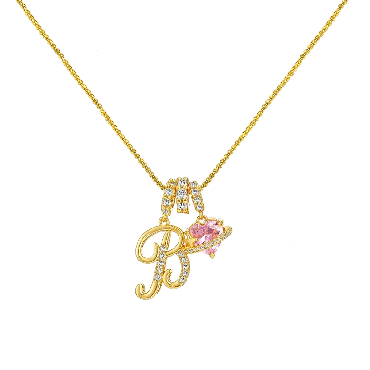 Initial D'Amour - Initial Necklace