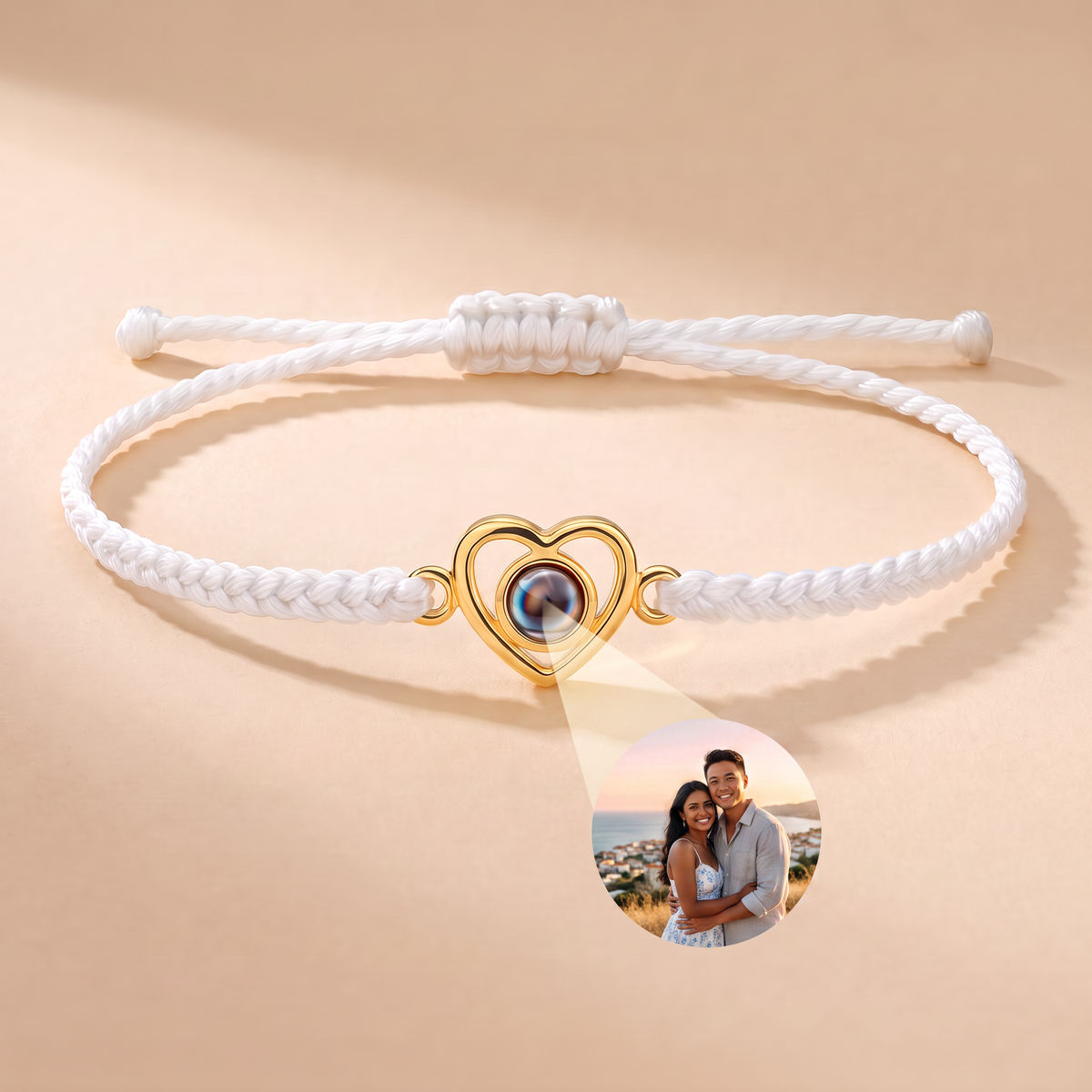 Armband mit eigenem Foto & Herz